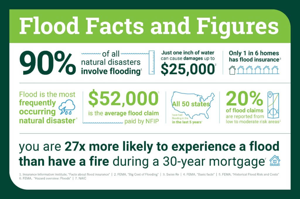 Flood Facts and Figures infographic