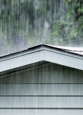 rain on roof