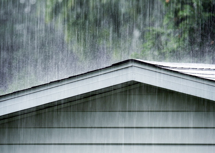 raining on the roof