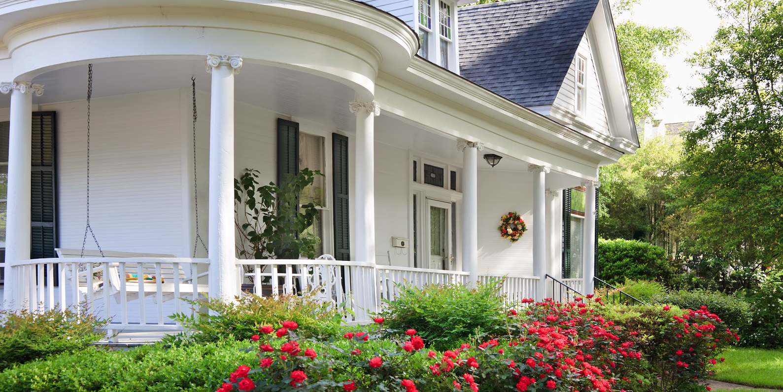 Southern Home with porch SageSure